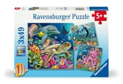 Puzzle "Bezaubernde Unterwasserwelt", 3x49 Teile