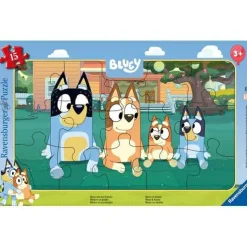 Puzzle "Bluey und ihre Familie", 15 Teile