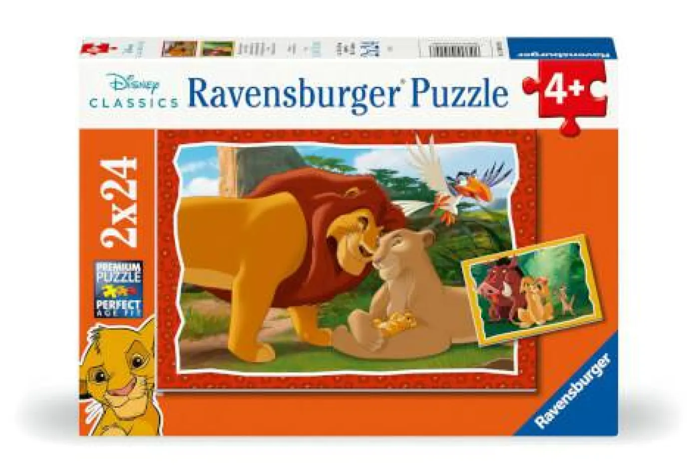 Puzzle "Der König der Löwen", 2x24 Teile