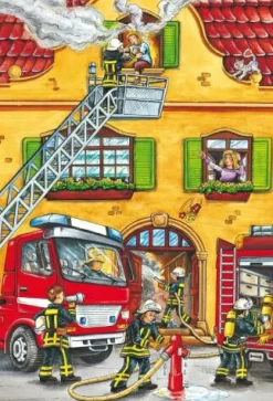 Puzzle "Feuerwehr & Polizei", 3x24 Teile