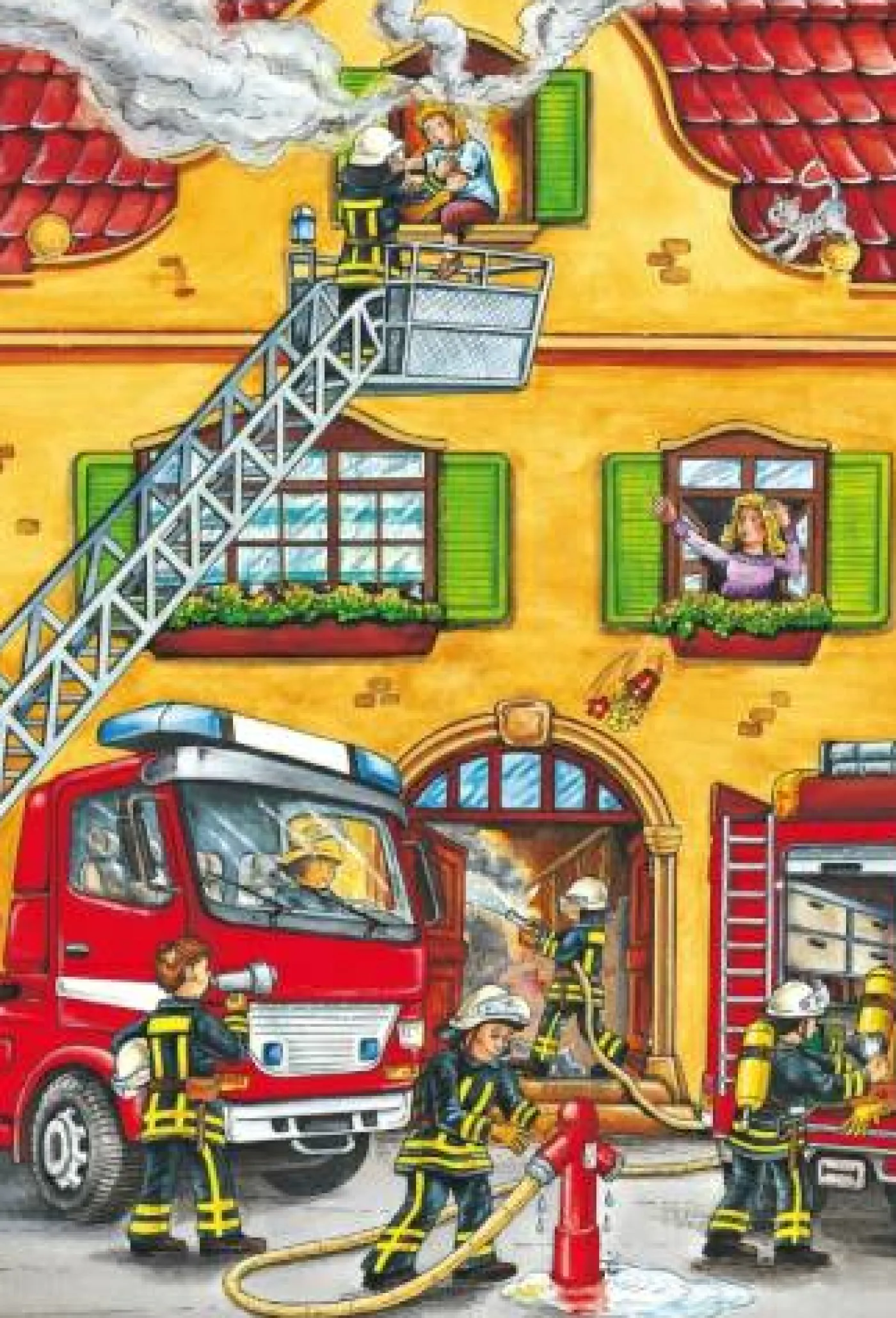 Puzzle "Feuerwehr & Polizei", 3x24 Teile