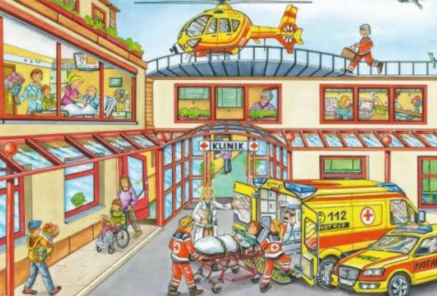 Puzzle "Feuerwehr & Polizei", 3x24 Teile