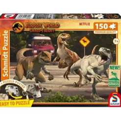 Puzzle "Jurassic World: Chaos Theory - Angriff der Velociraptoren", 150 Teile