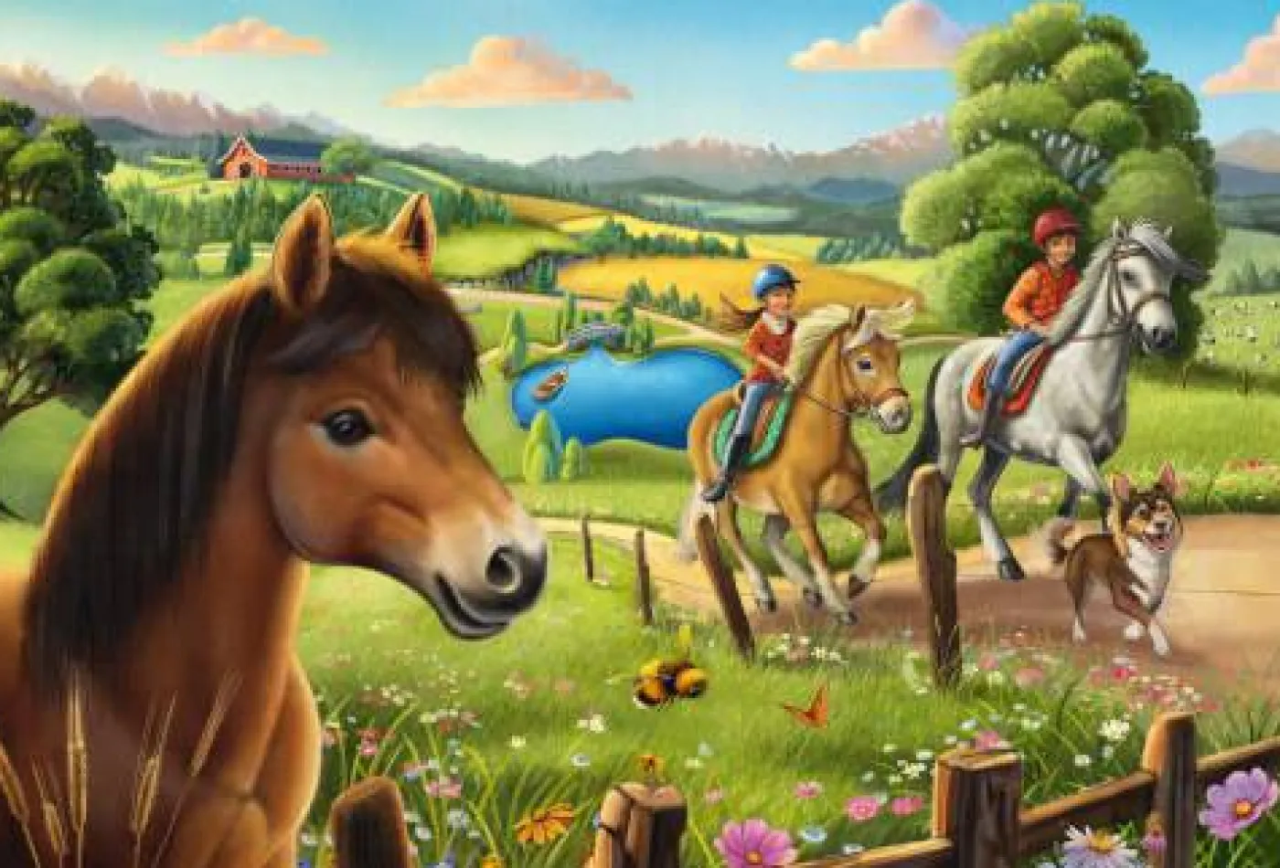 Puzzle "Meine Lieblingspferde", 3x48 Teile