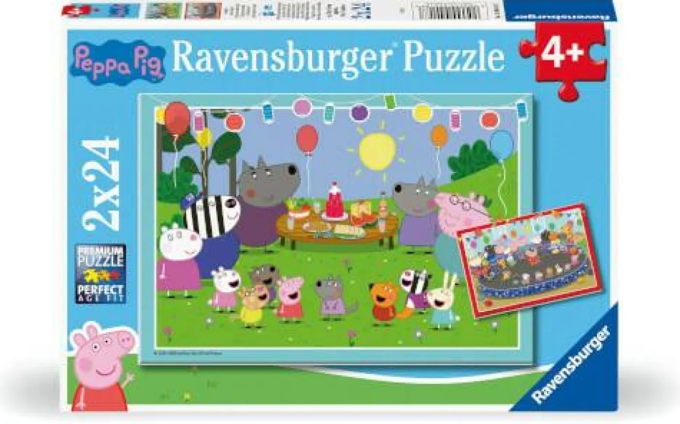 Puzzle "Peppa Pig - Partyzeit!", 2x24 Teile