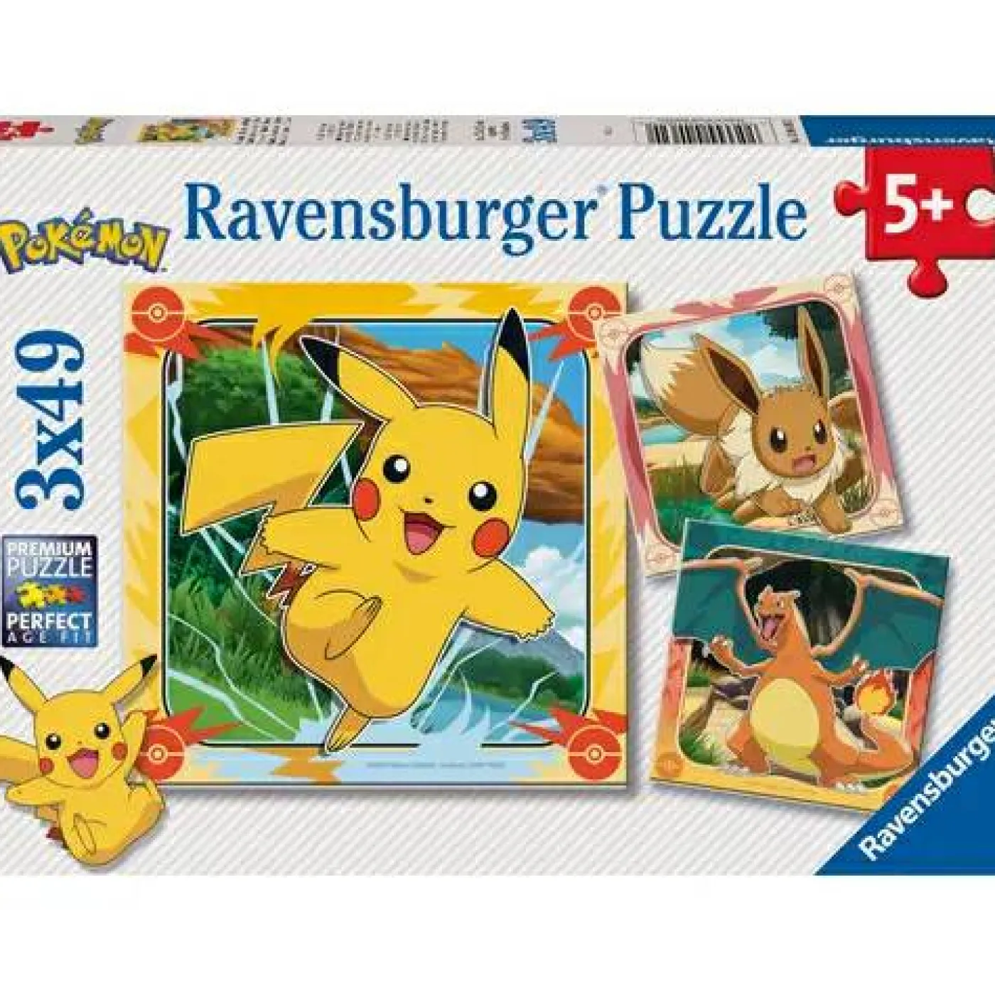Puzzle "Pokémon", 3x49 Teile