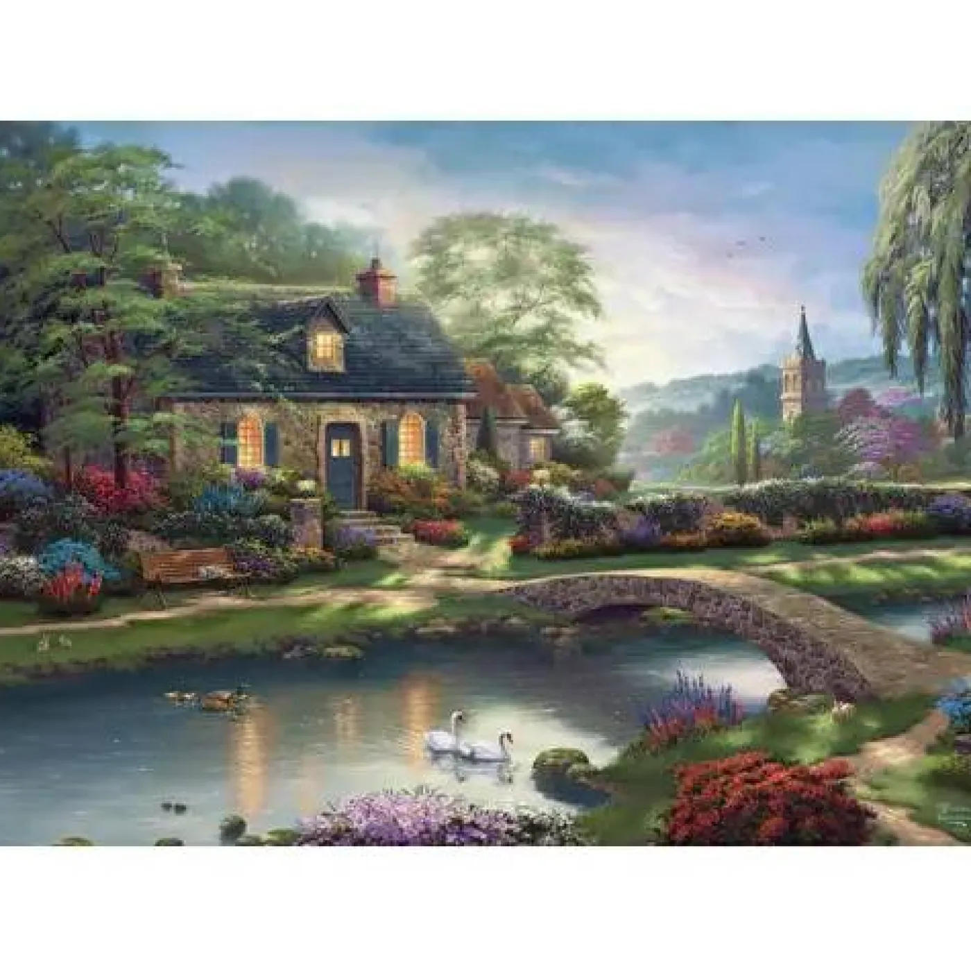 Puzzle "Stoney Creek Cottage", 1000 Teile