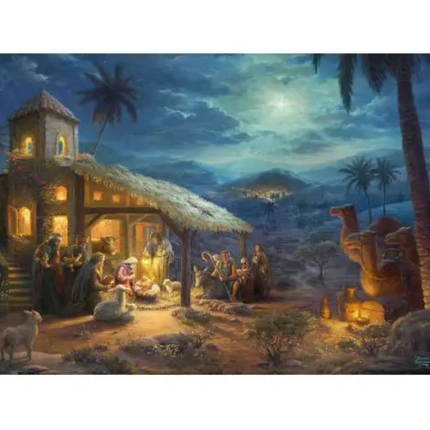 Puzzle "T. Kinkade - Jesu Geburt", 1000 Teile
