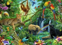 Puzzle "Tiere im Dschungel", 200 Teile