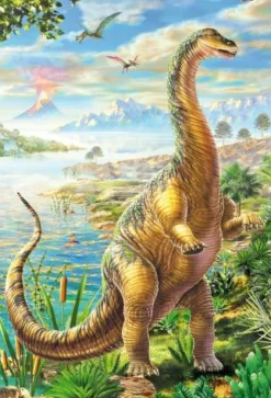 Puzzle "Abenteuer mit den Dinosauriern", 3x48 Teile