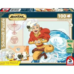 Puzzle "Avatar - Der Herr der Elemente", 100 Teile