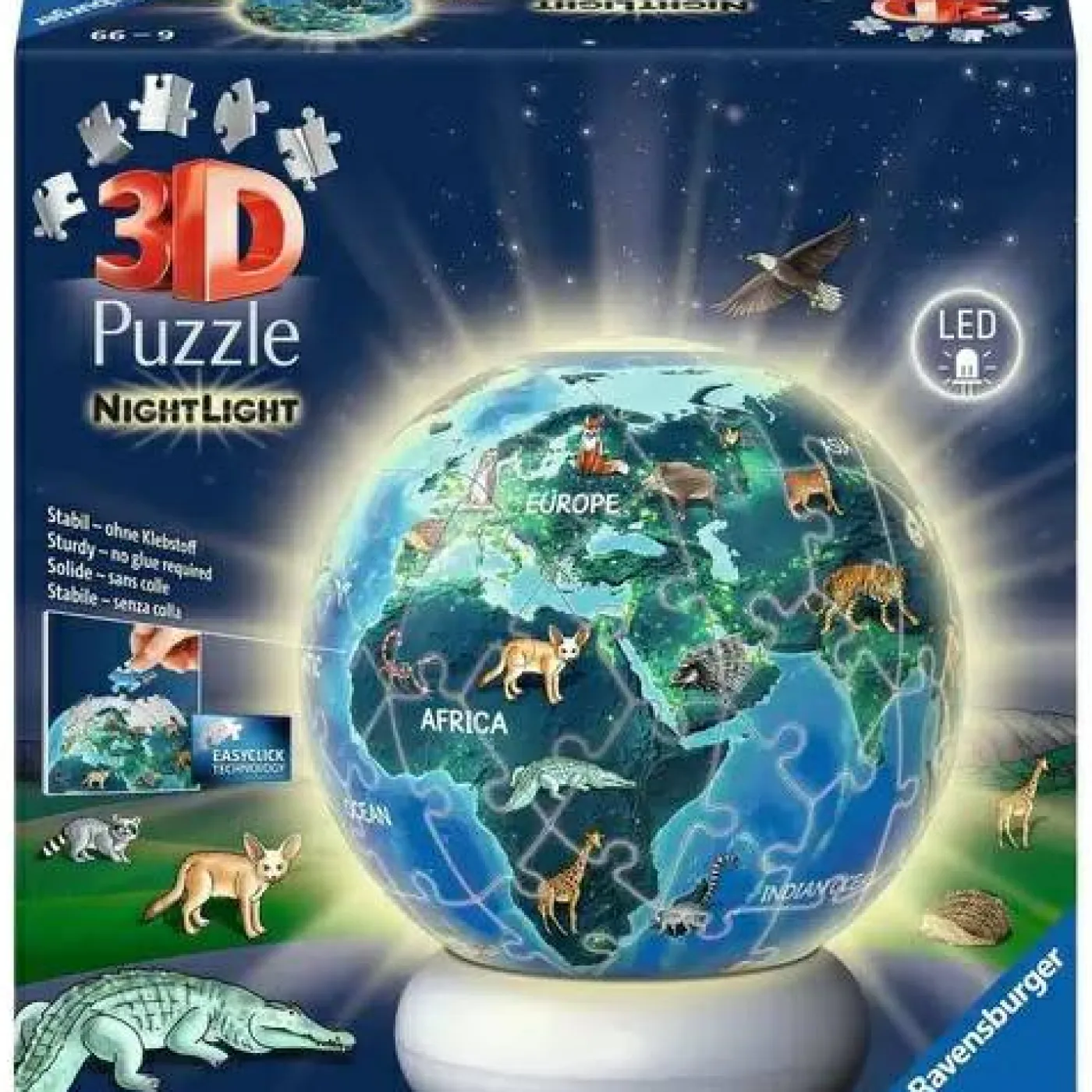 Puzzle-Ball Nachtl. Erde i