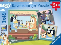 Puzzle "Blueys Abenteuer", 3x49 Teile