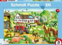 Puzzle "Fröhlicher Bauernhof", 100 Teile
