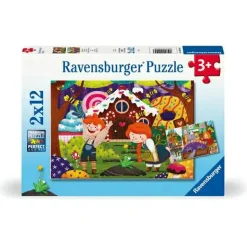 Puzzle "Märchenhafte Geschichten", 2x12 Teile