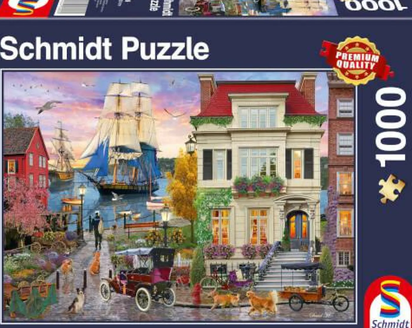 Puzzle "Schiff im Hafen", 1000 Teile