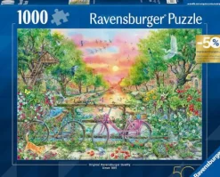 Puzzle "Verträumte Fahrräder in Amsterdam"