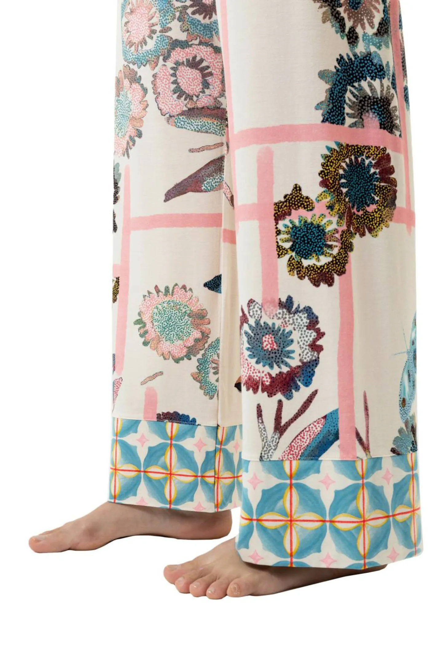 Pyjamahose "Fragmented Garden"