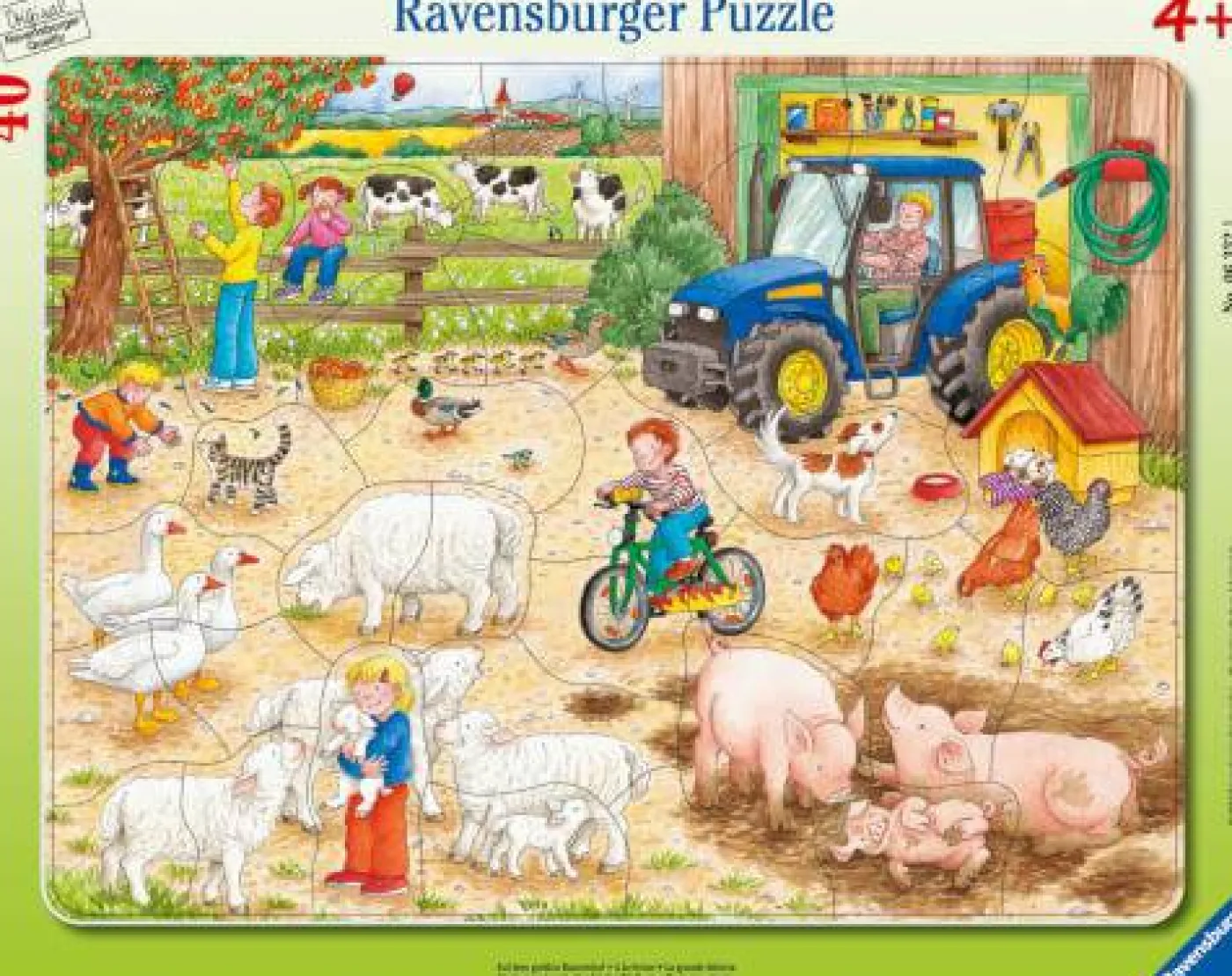 Rahmenpuzzle "Auf dem großen Bauernhof", 40 Teile