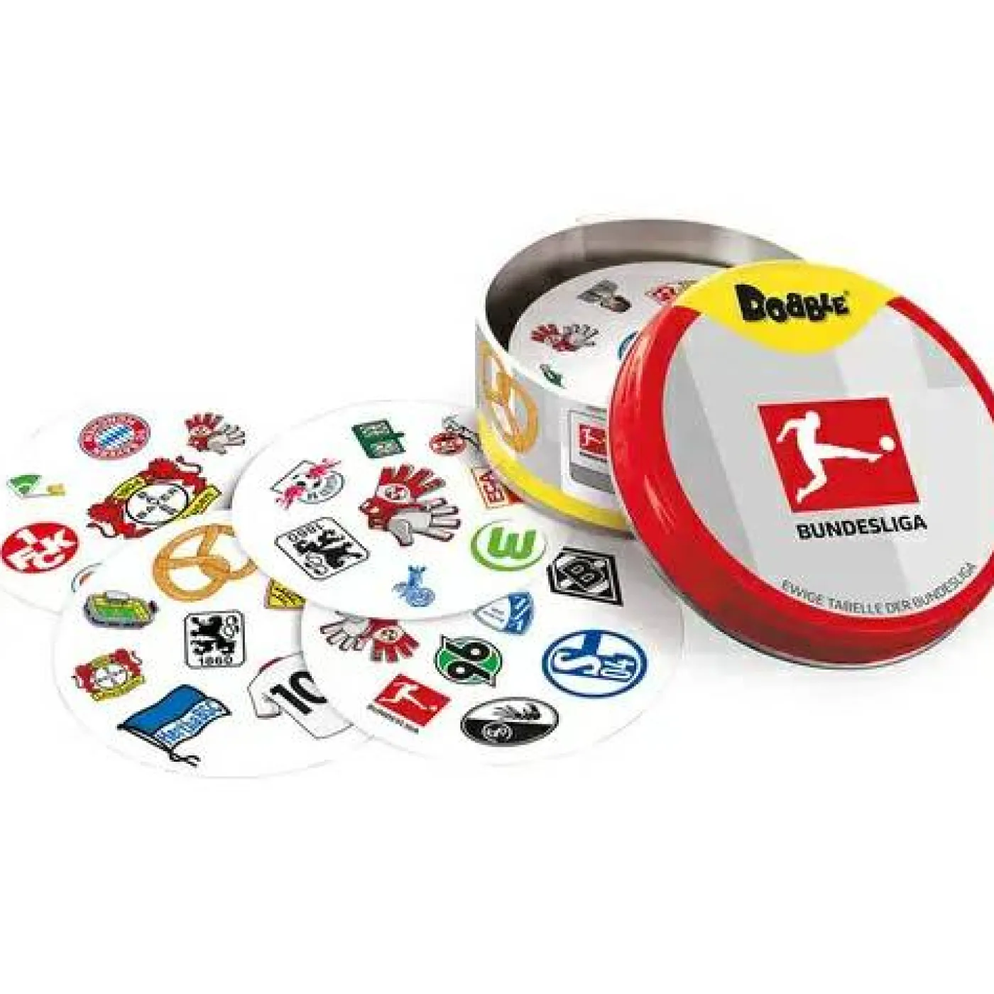 Reaktionsspiel "Dobble Bundesliga"
