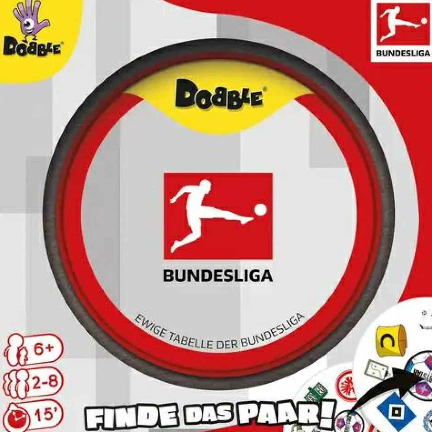 Reaktionsspiel "Dobble Bundesliga"