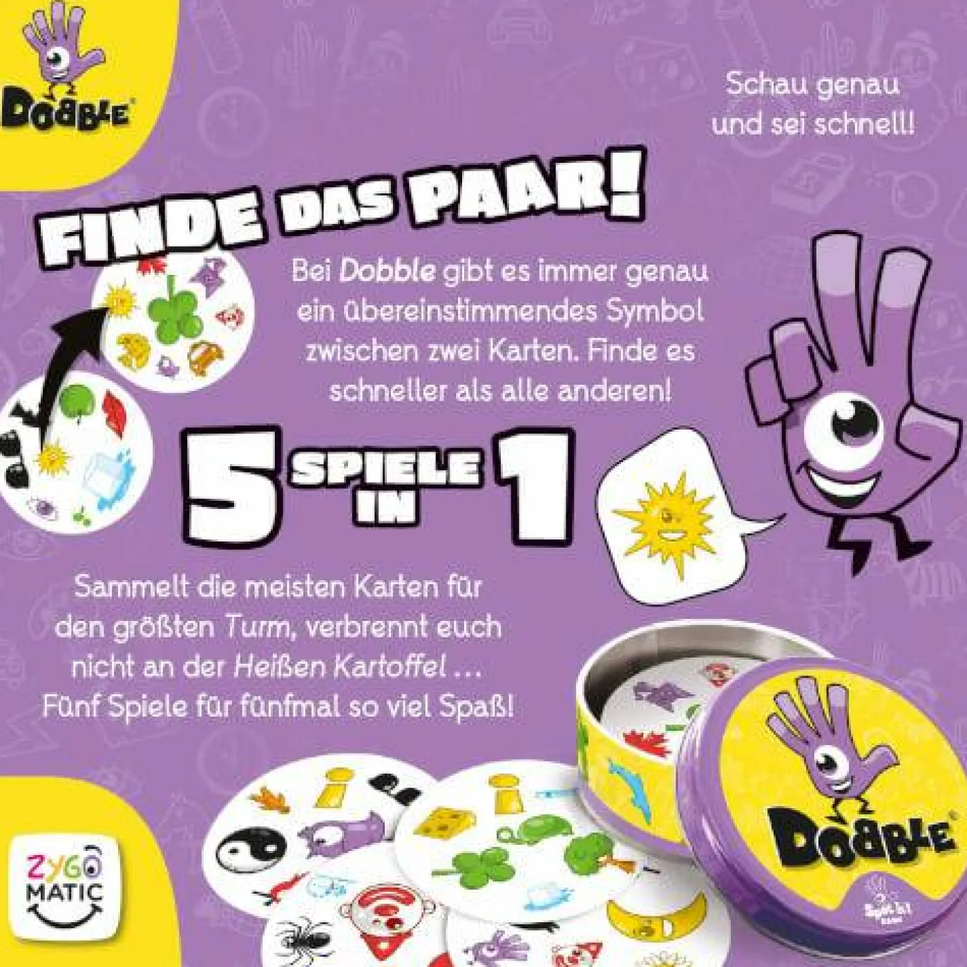 Reaktionsspiel "Dobble"