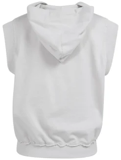 Ärmelloser Kapuzenpullover