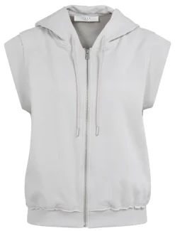 Ärmelloser Kapuzenpullover