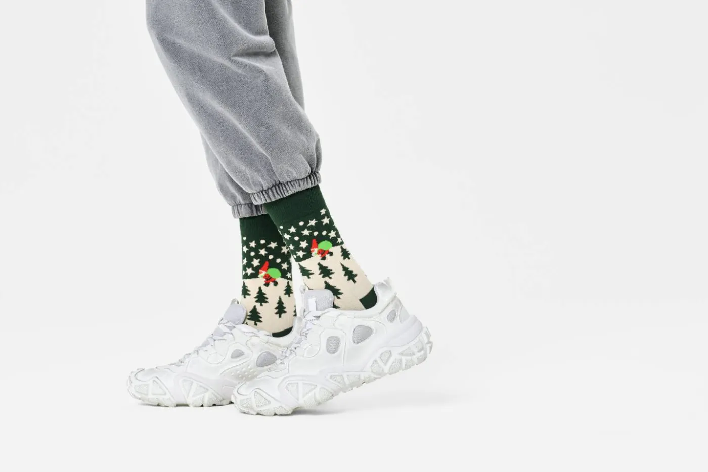 Santa On The Way Sock