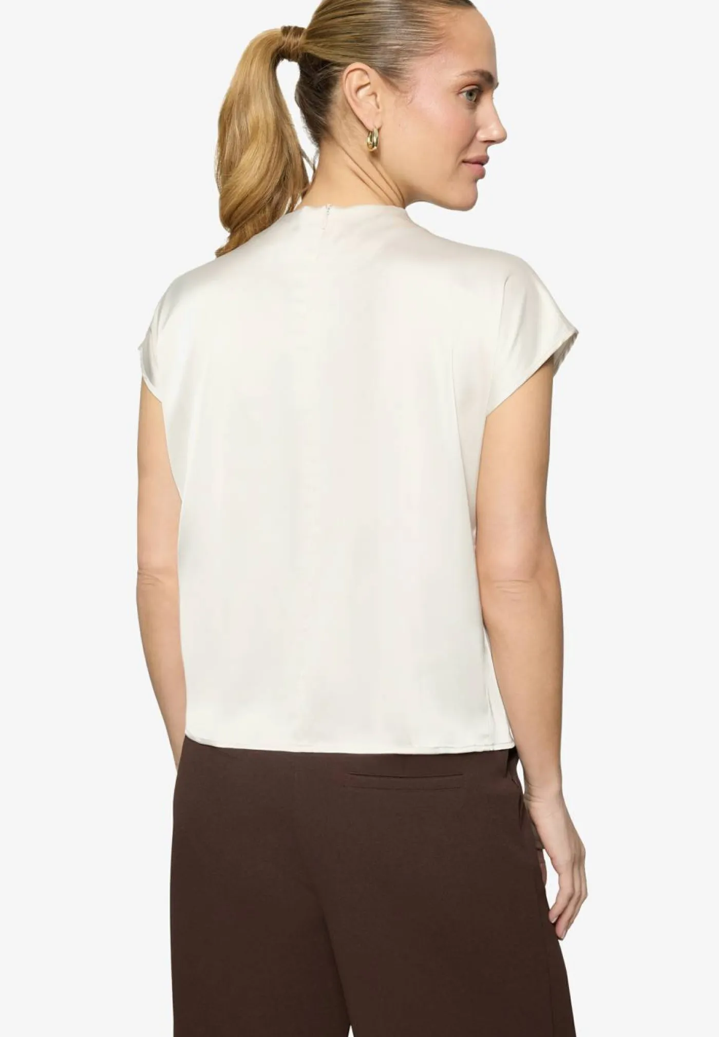 Satinbluse