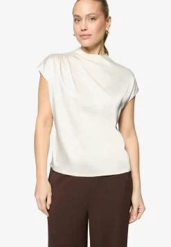 Satinbluse