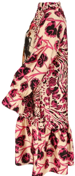 Satin-Kleid "Love Me"