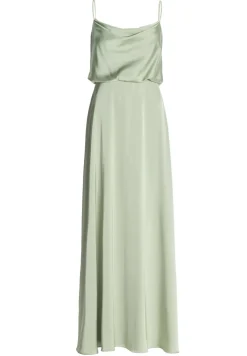 Satin-Maxikleid