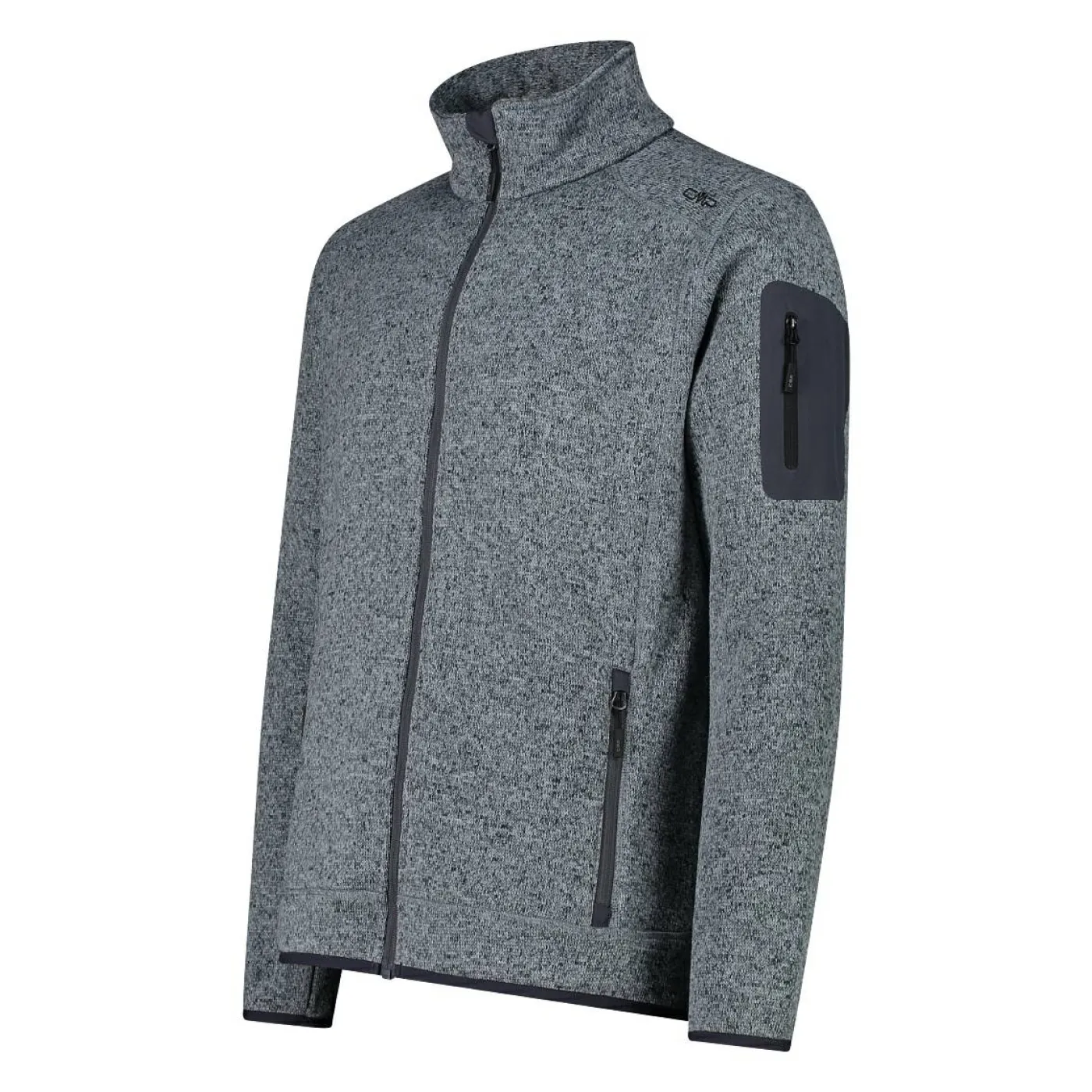 Schwere Fleecejacke Knit-Tech Meliert