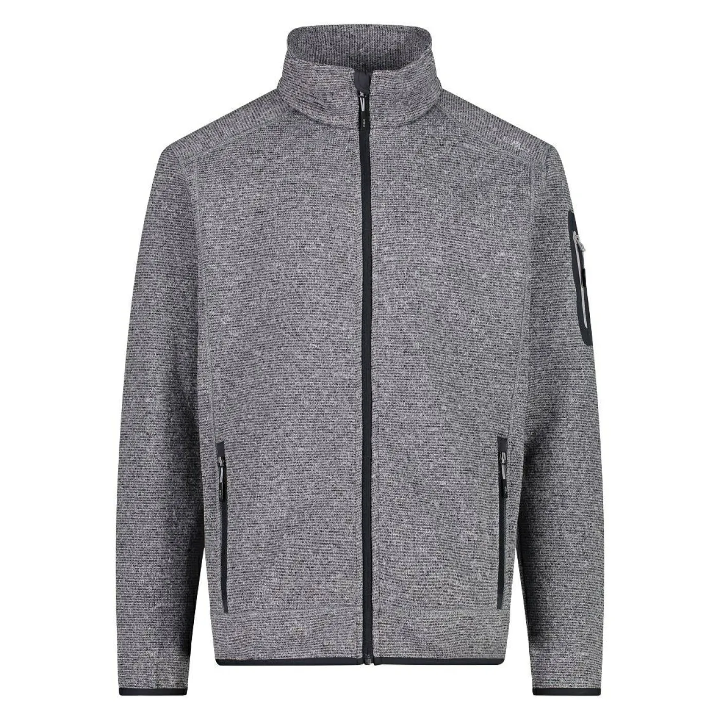 Schwere Fleecejacke Knit-Tech Meliert