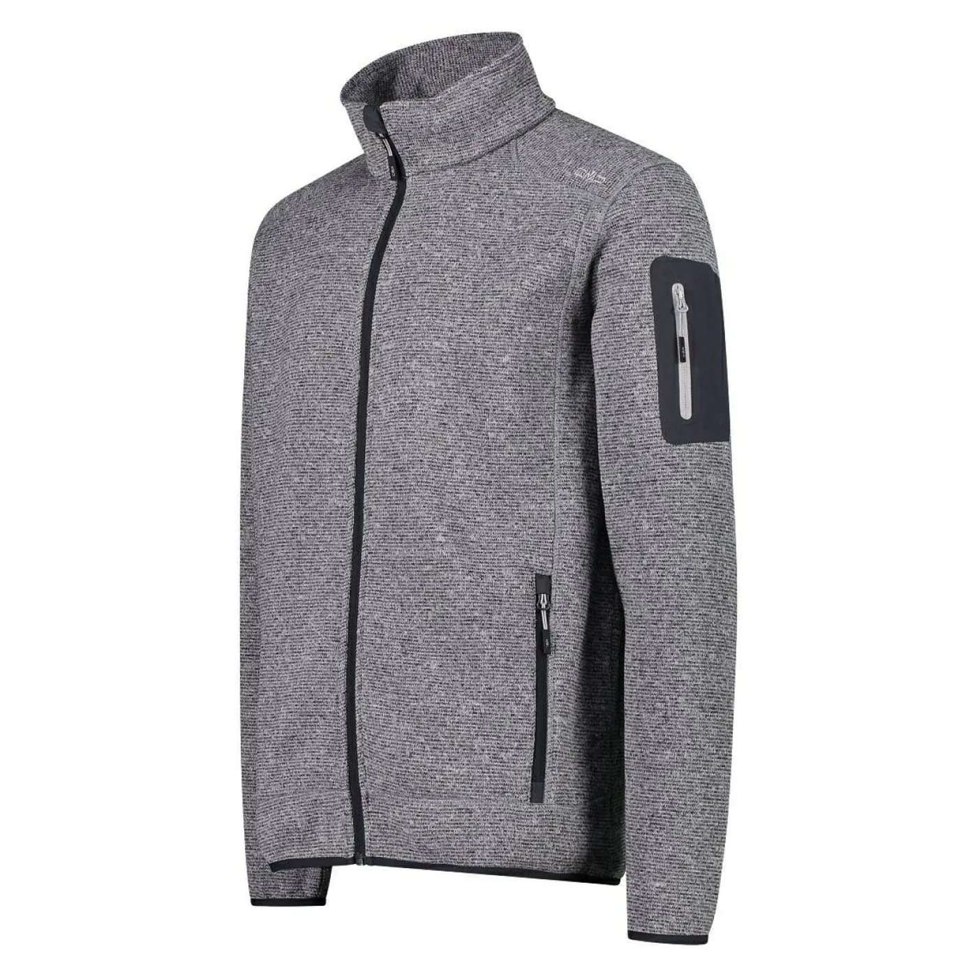 Schwere Fleecejacke Knit-Tech Meliert