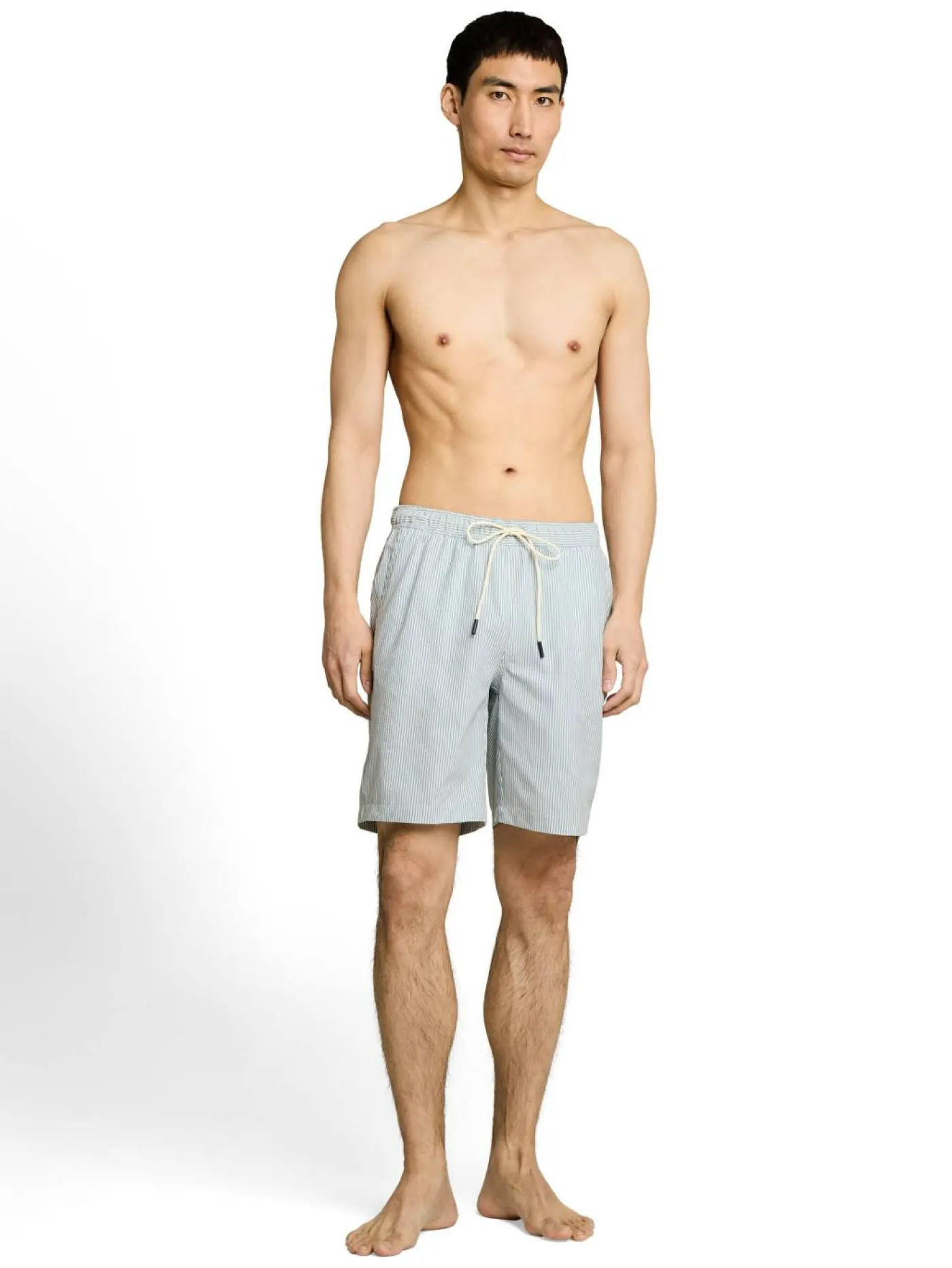Seersucker-Badeshorts