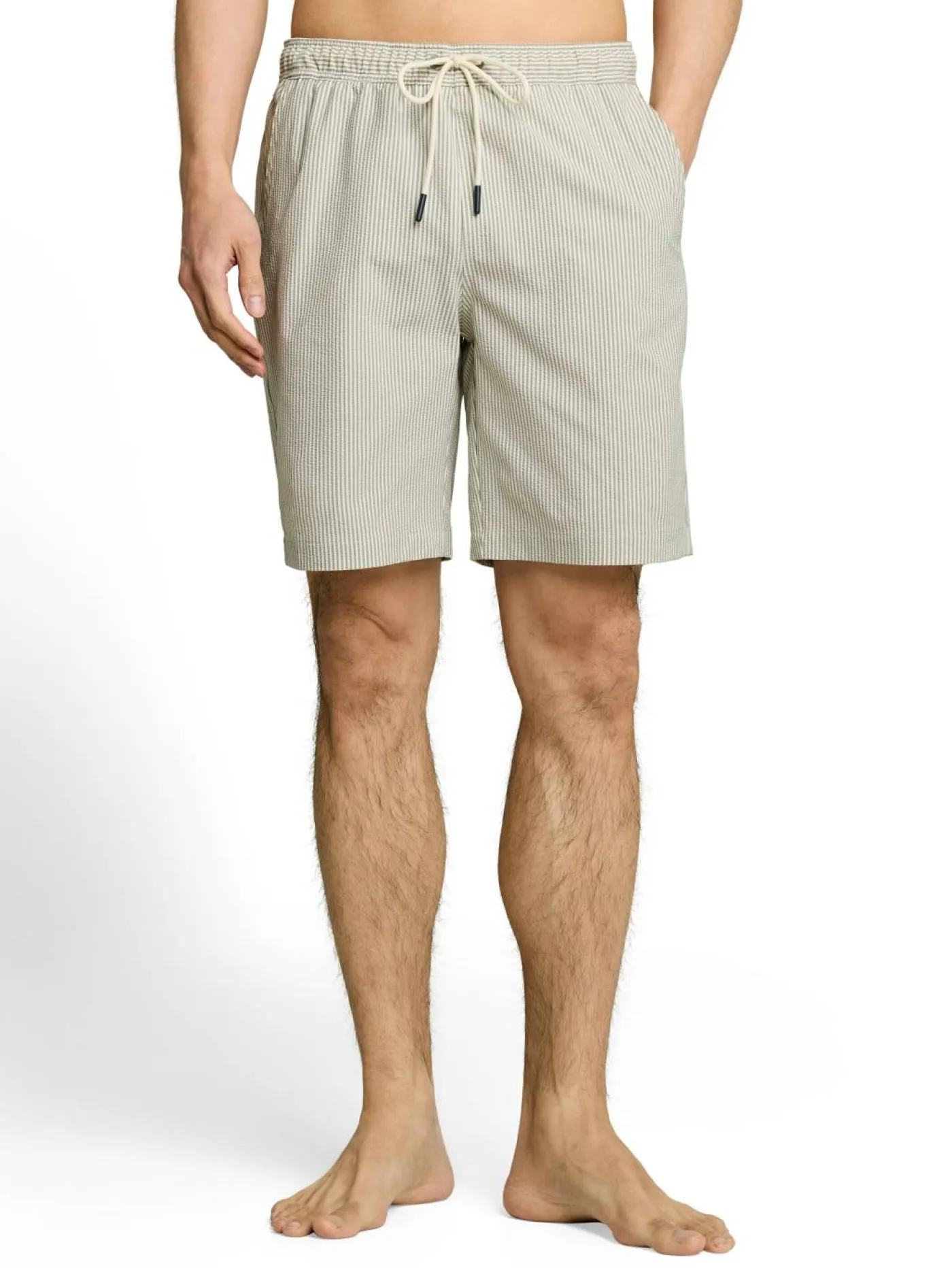 Seersucker-Badeshorts