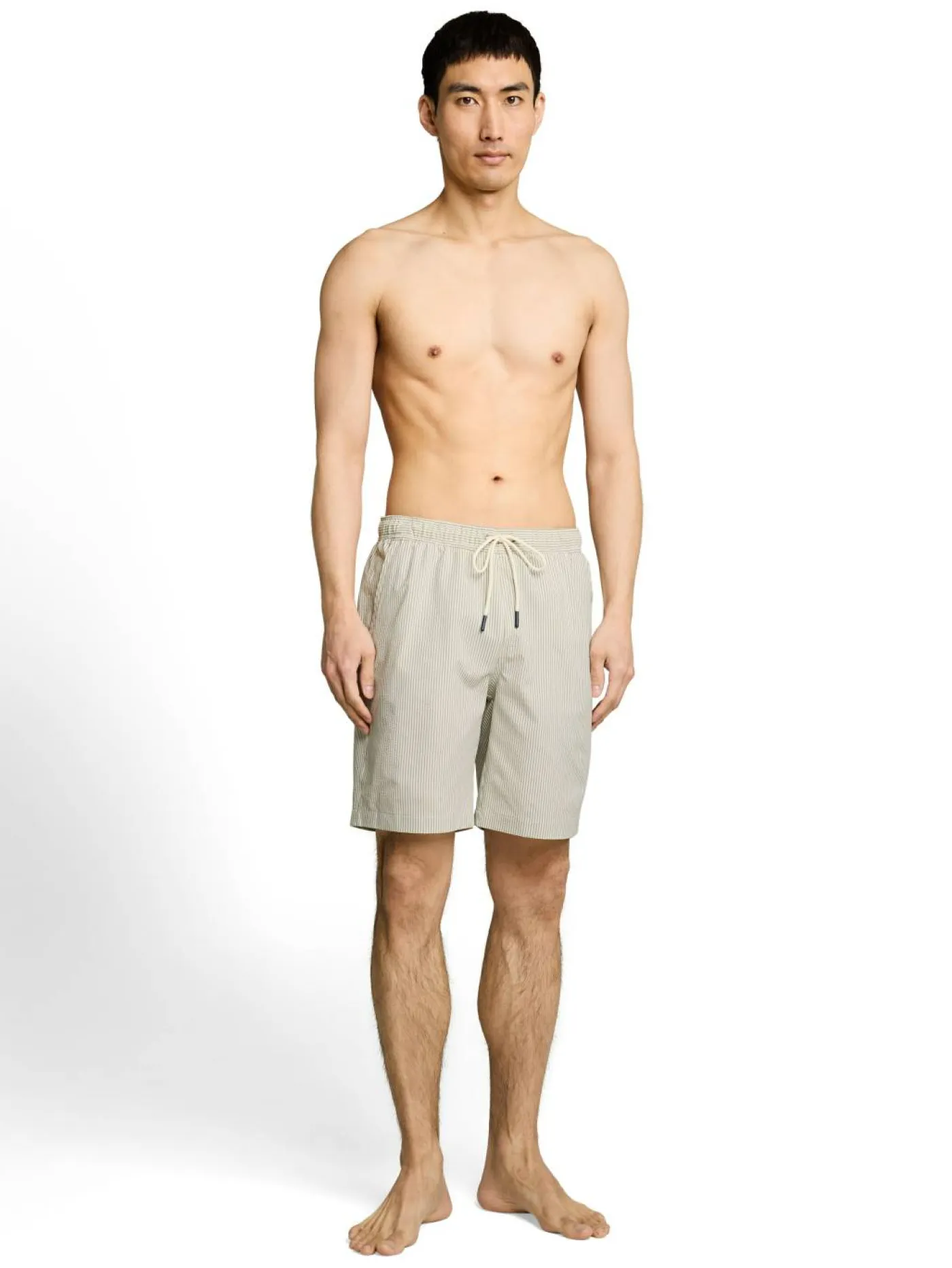 Seersucker-Badeshorts