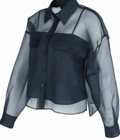 Seidenorganza-Hemd
