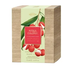 Set Eau de Cologne Spray 50 ml + Duschgel 75 ml "Lychee & White Mint"