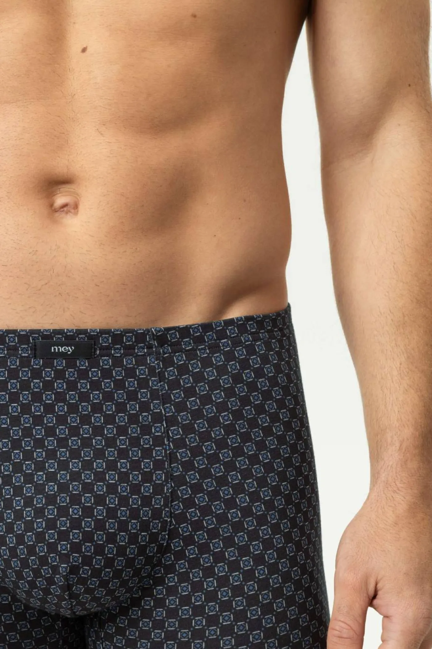 Shorty-Boxershorts "White Squares"