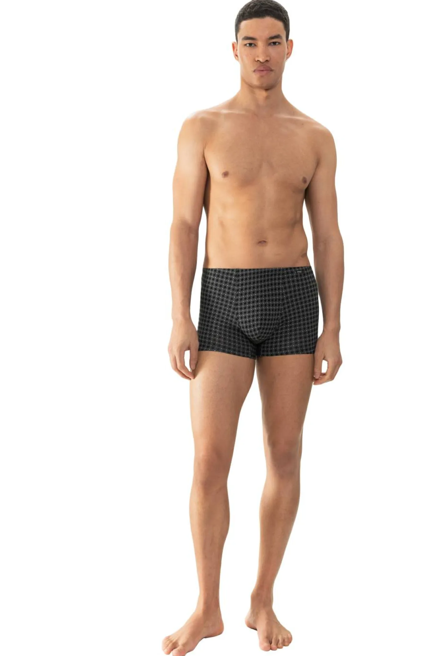 Shorty-Boxershorts "Round Grid"
