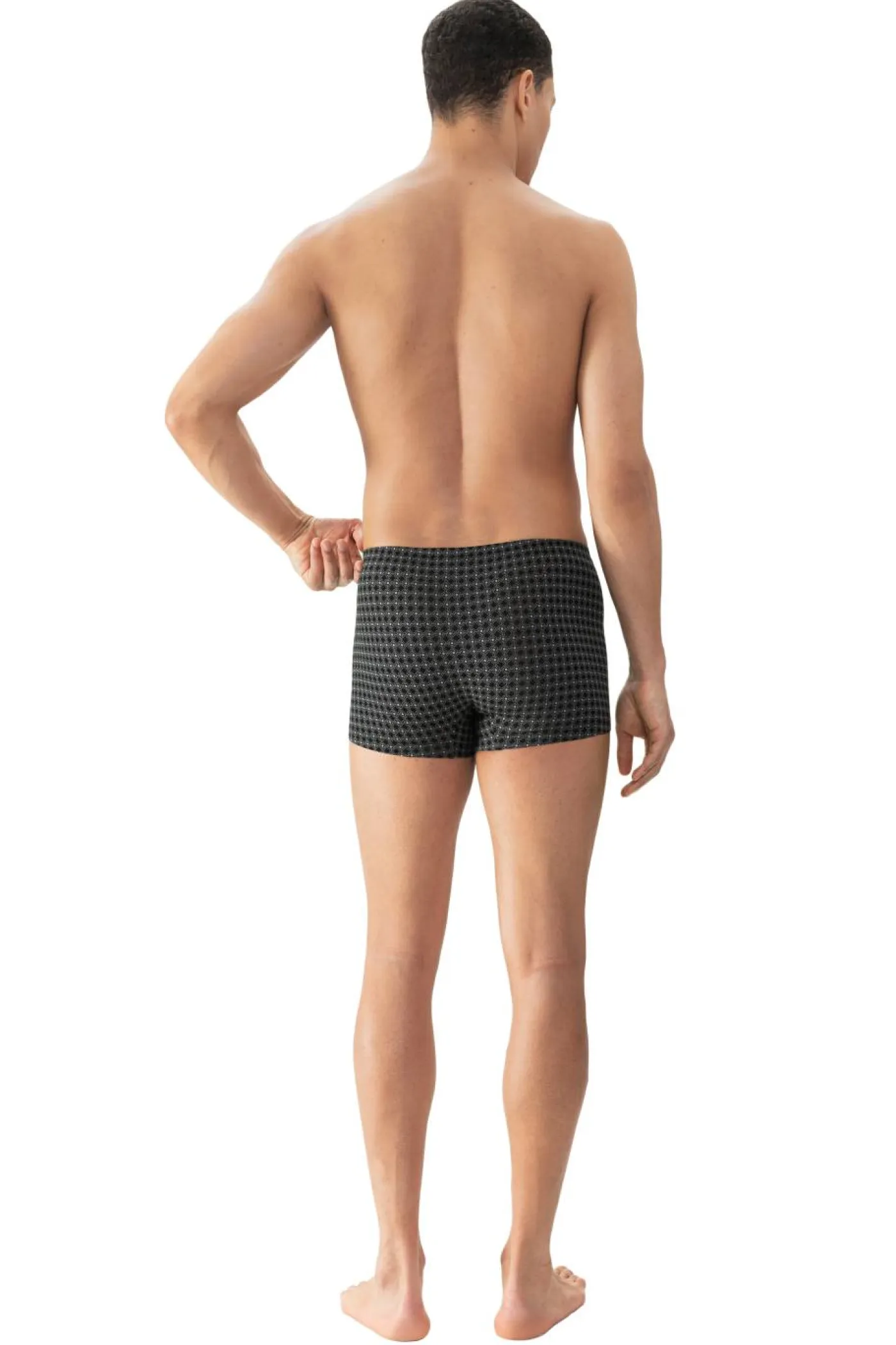 Shorty-Boxershorts "Round Grid"