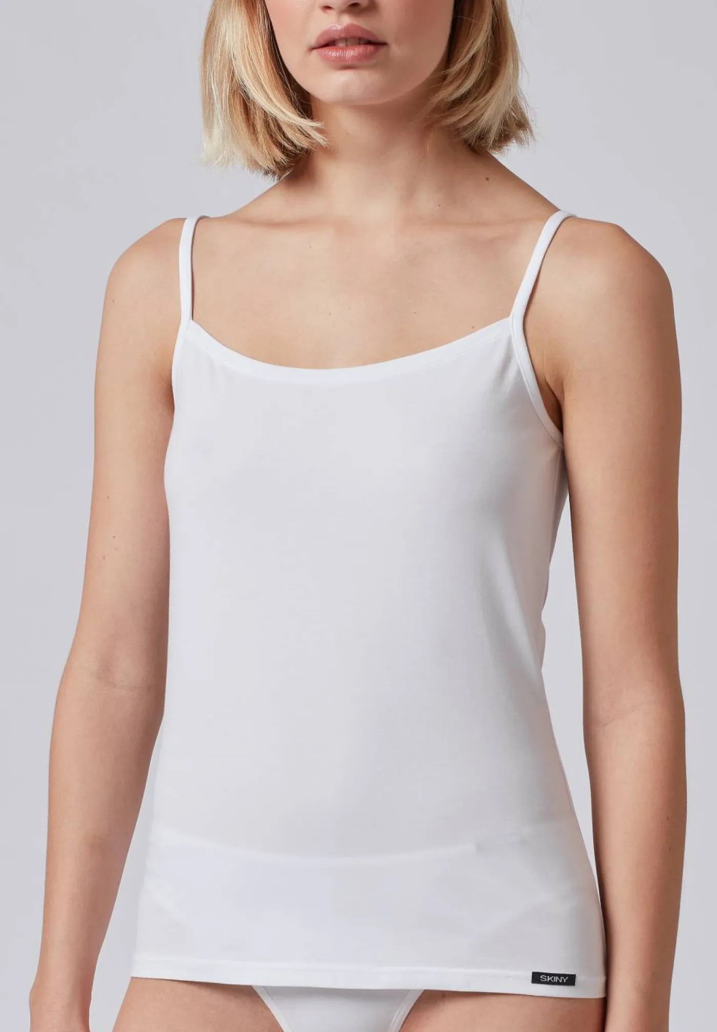 Skiny Damen Spaghettishirt Cotton Essentials
