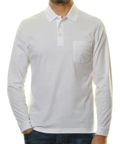 Softknit-Polo langarm