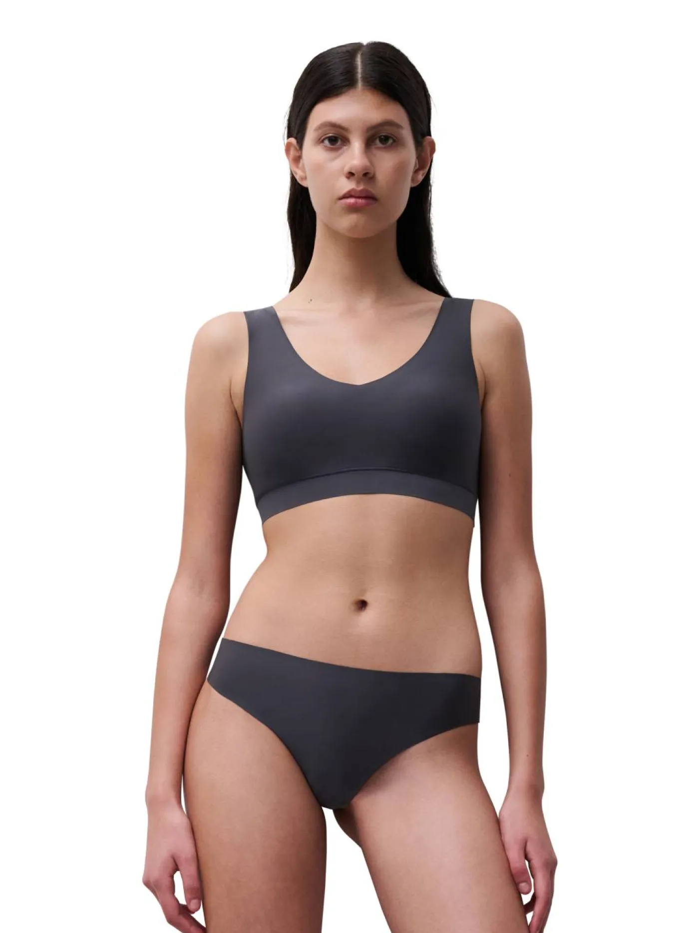 SoftStretch Bustier mit Soft Cups, V-Ausschnitt