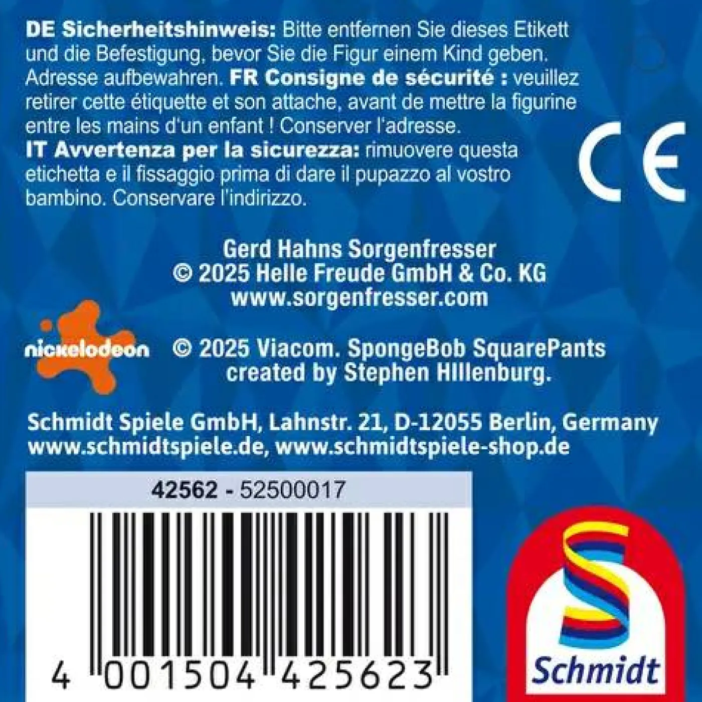 Sorgenfresser "SpongeBob"