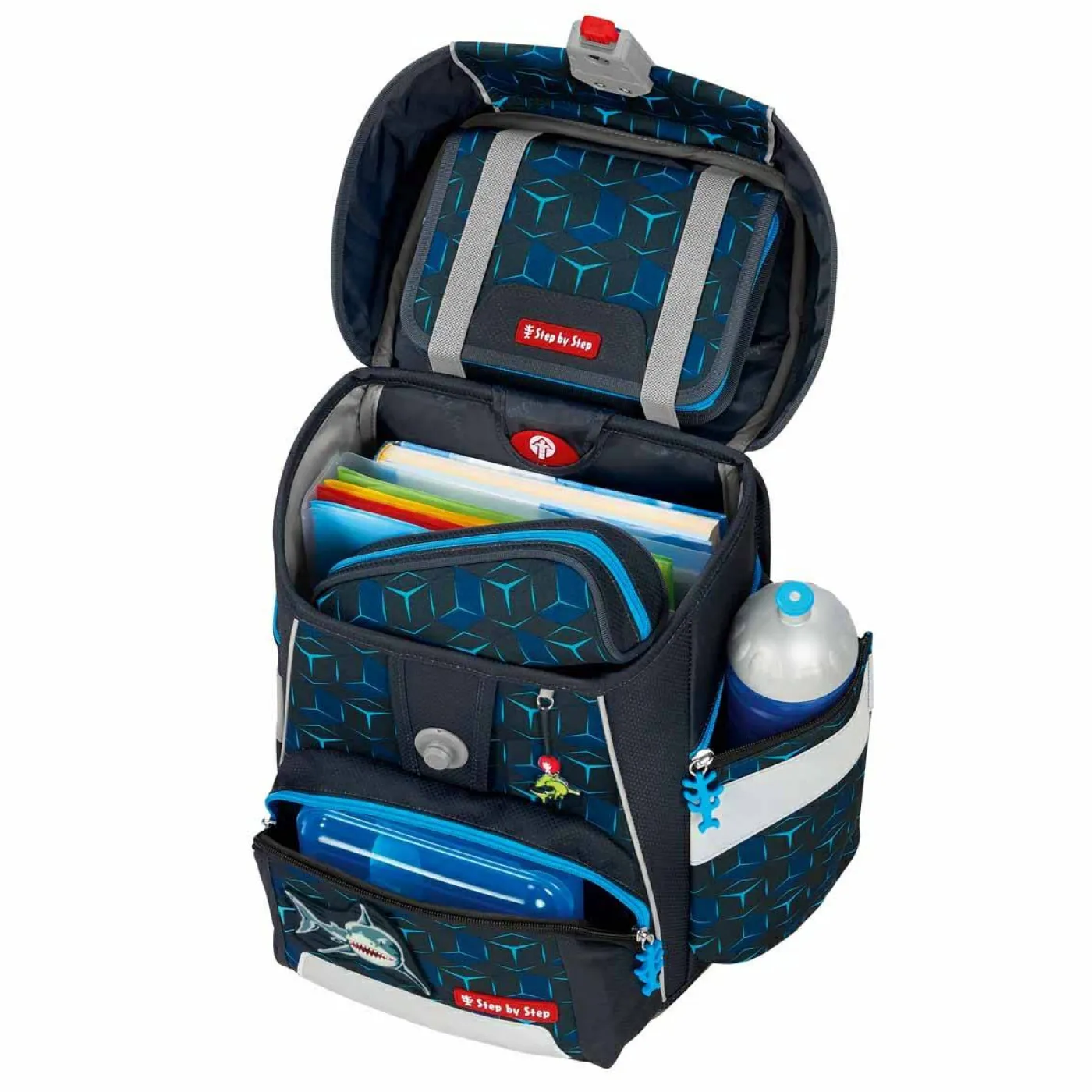 SPACE SHINE Schulranzen-Set "Shark Dexter"