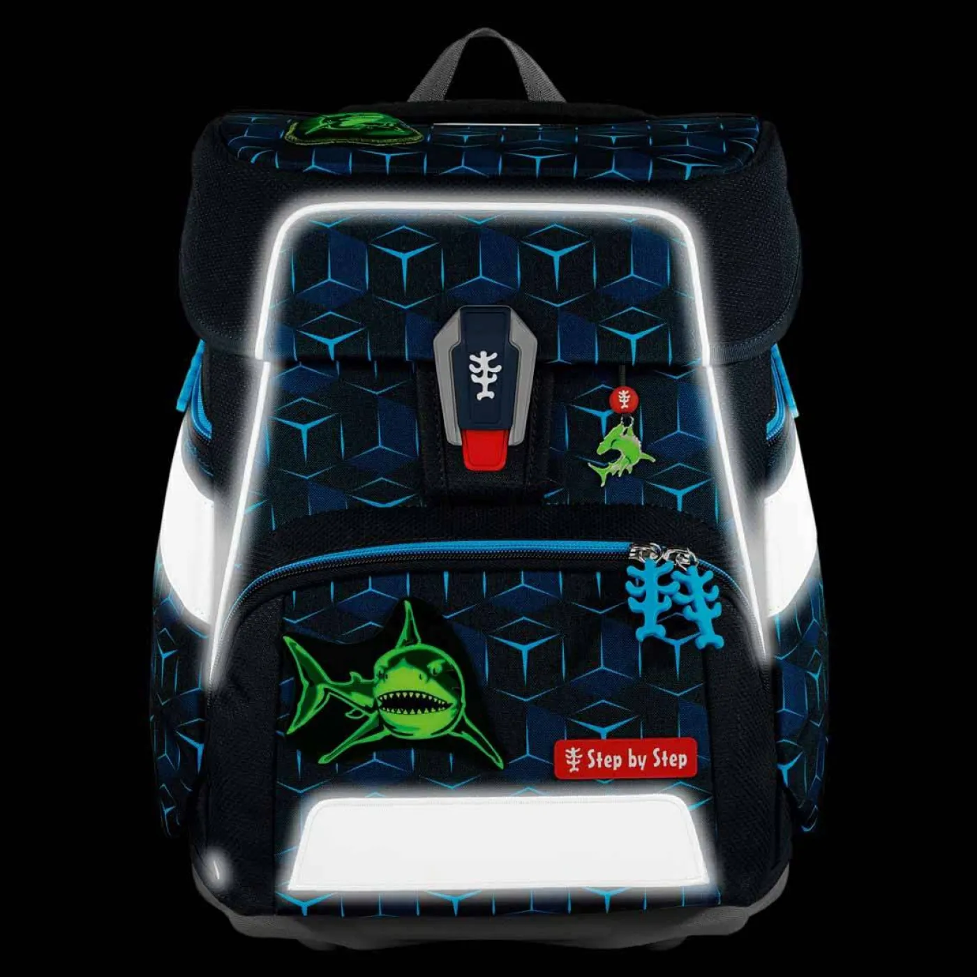 SPACE SHINE Schulranzen-Set "Shark Dexter"